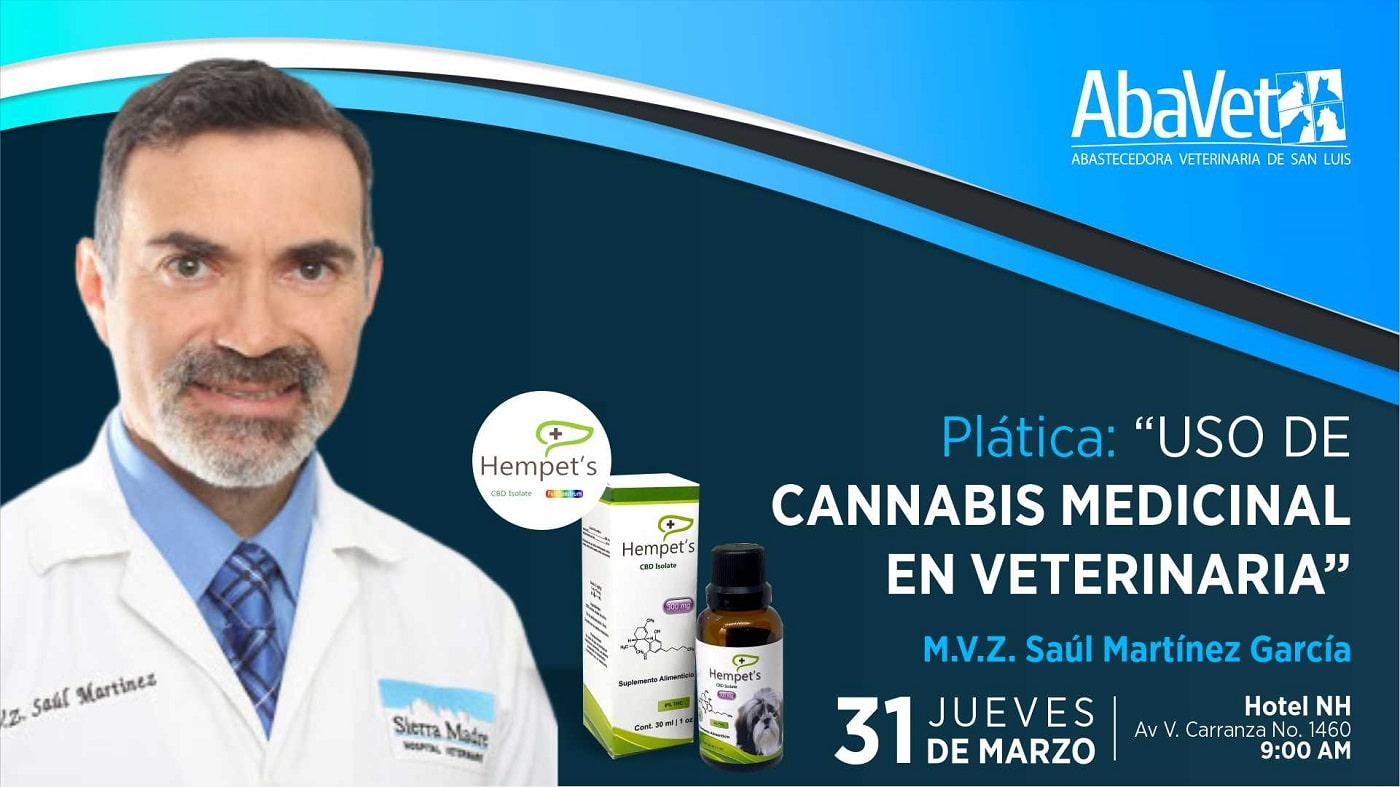 Platica Cannabis medicinal en veterinaria abavet